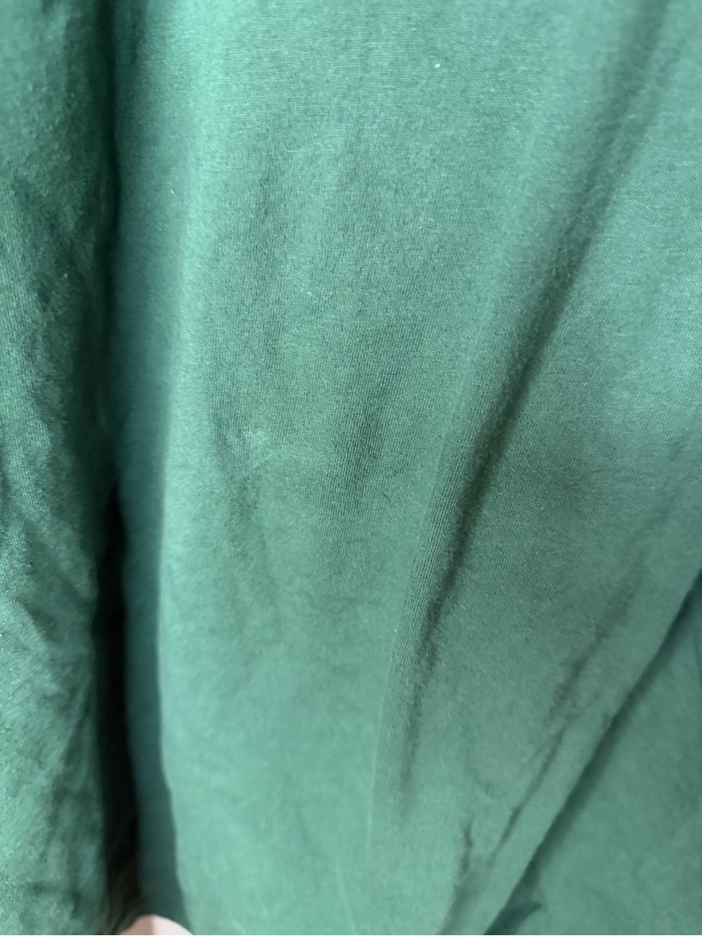 5XLT Classic Men's Long Sleeve T-Shirt, Dark Green - Picture 2 of 5